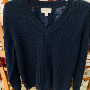 Studio Works Cotton V-Neck Sweater